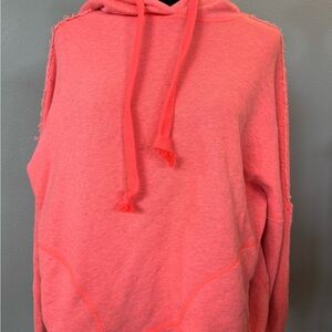 NWOT Free People Movement Coral Hoodie